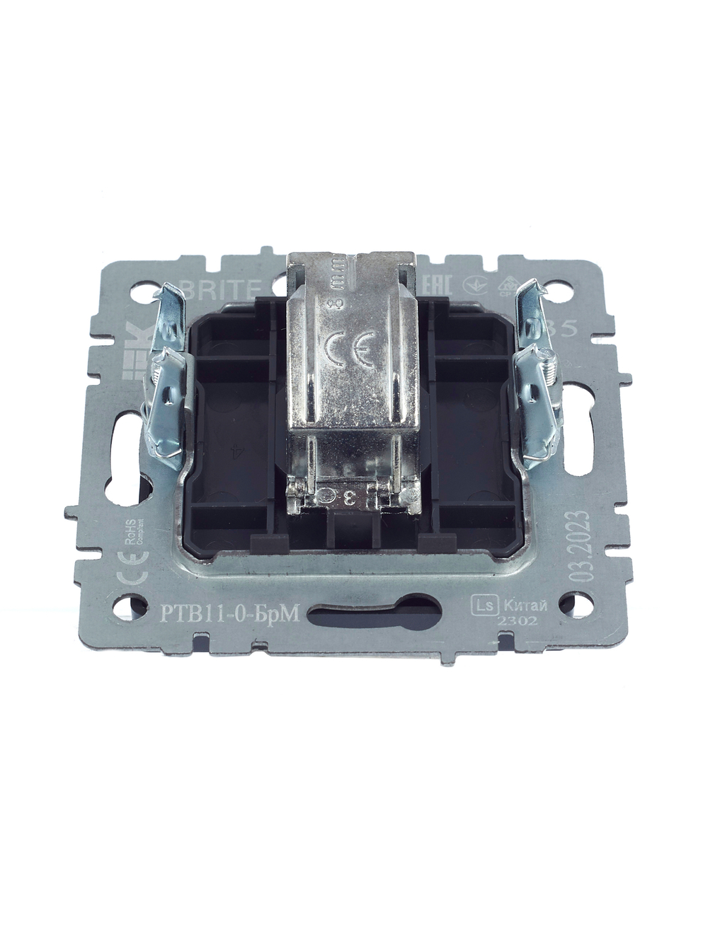 BRITE Розетка TV оконечная РТВ11-0-БрМ маренго IEK