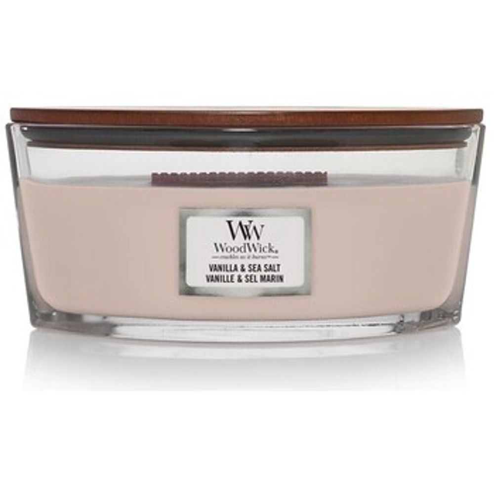 WoodWick Vanilla &amp; Sea Salt Ship (vanilla and sea salt) - Scented candle 453.6g