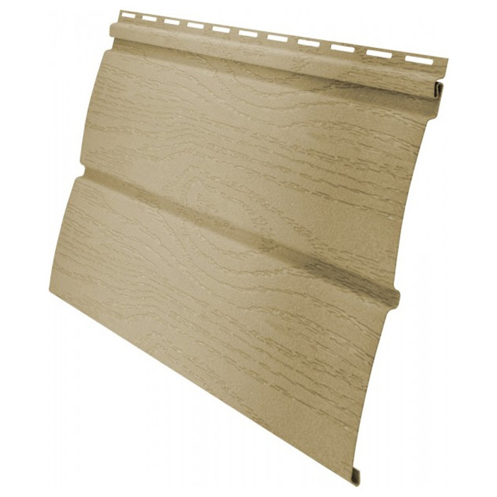 Сайдинг Grand Line Classic Блок-хаус D4,8 ванильный 3000 мм