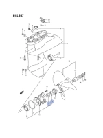 Сальник редуктора для лодочных моторов DF8,9.9,15,20