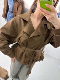 Куртка женская арт. 6796 цвет "коричневый"