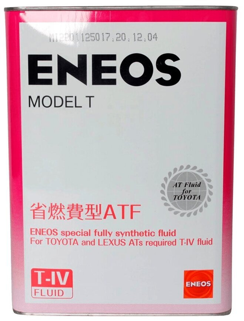 Жидкость для АКПП ENEOS Model T for Toyota and Lexus T-IV 4 л