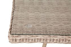 "Латте" плетеный стол из искусственного ротанга 160х90см, цвет бежевый