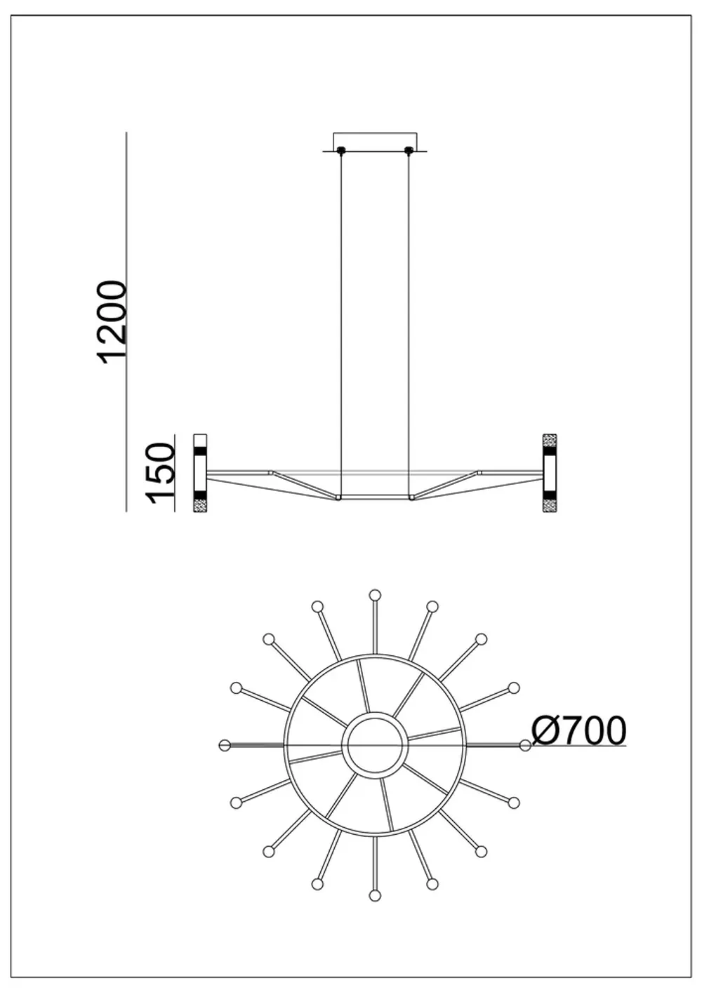 Подвесная люстра Arte lamp EMPIRE