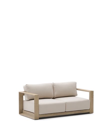 Диван Ambra 2-местный уличный из акации со светлой отделкой 174 см La Forma Испания