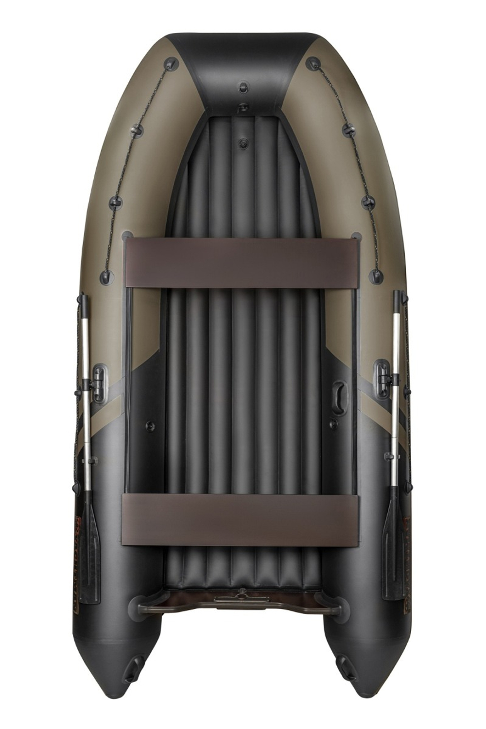 YACHTMAN-340 НДНД (Яхтман) хаки-черный (лодка ПВХ нднд под мотор с усилением)