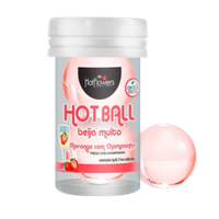 Масляная смазка в шариках Aromatic HOT BALL (Клубника и шампанское)