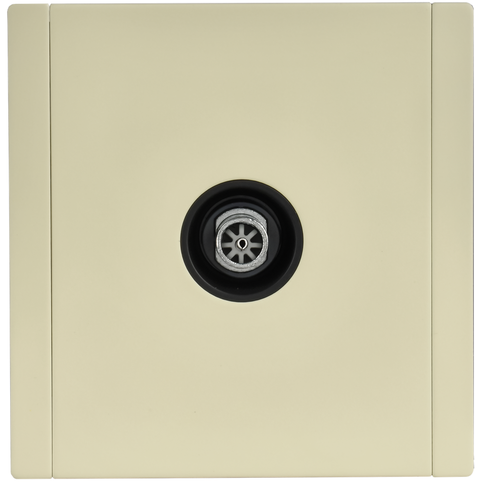 FORTE&PIANO Розетка TV оконечная FP828M металл серый сланец IEK