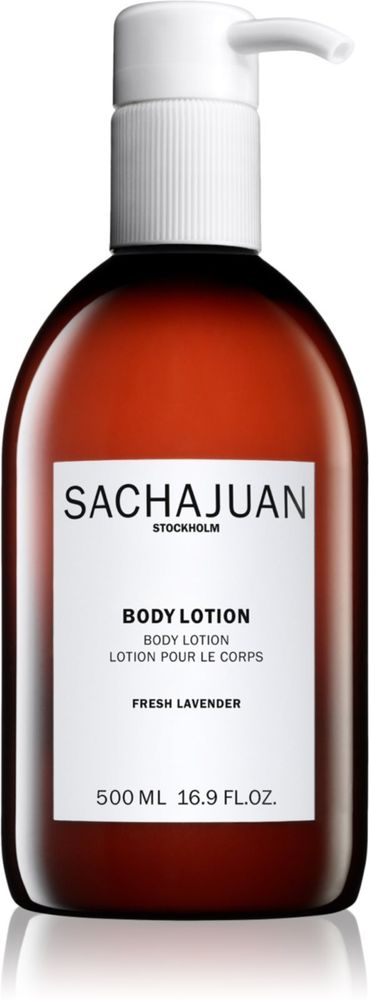 Sachajuan Body Lotion Fresh Lavender - Смягчающее, увлажняющее молочко для тела с ароматом лаванды /   500  ml  / GTIN 7350016332705