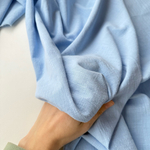 Хлопок "под Лён" Голубой