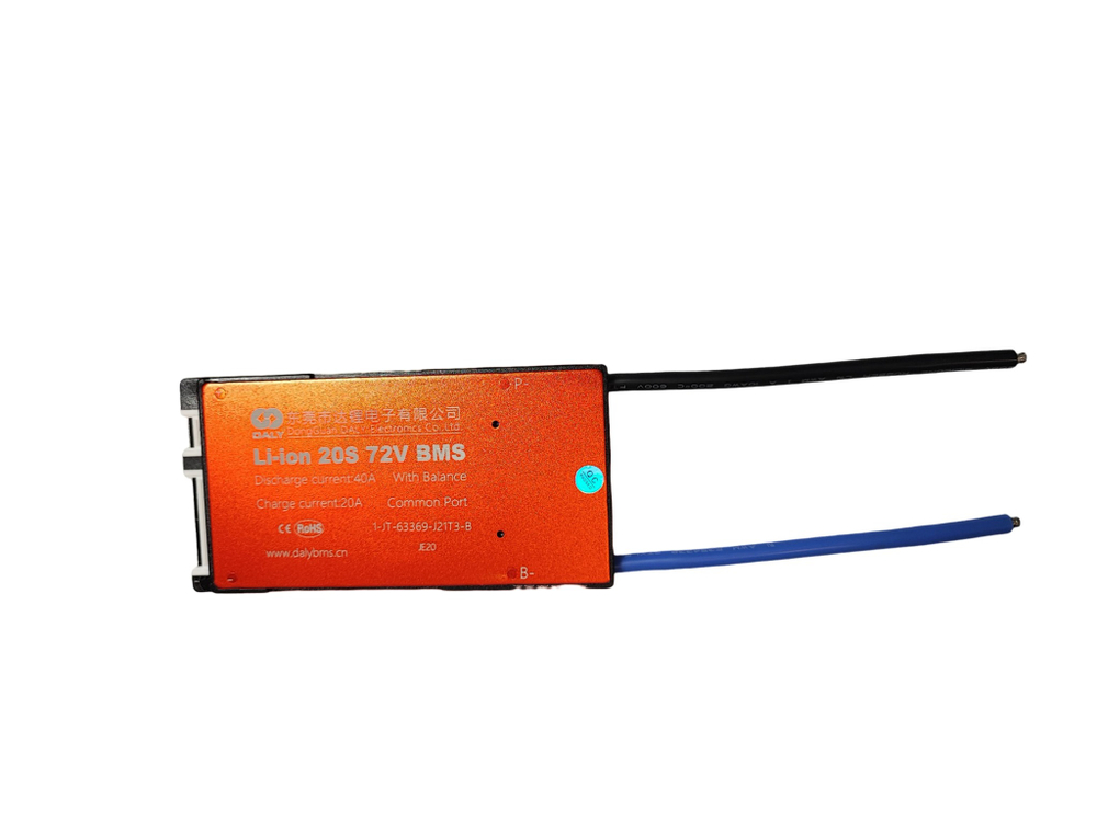 Плата контроля BMS Li-ion 20S 72V 40A