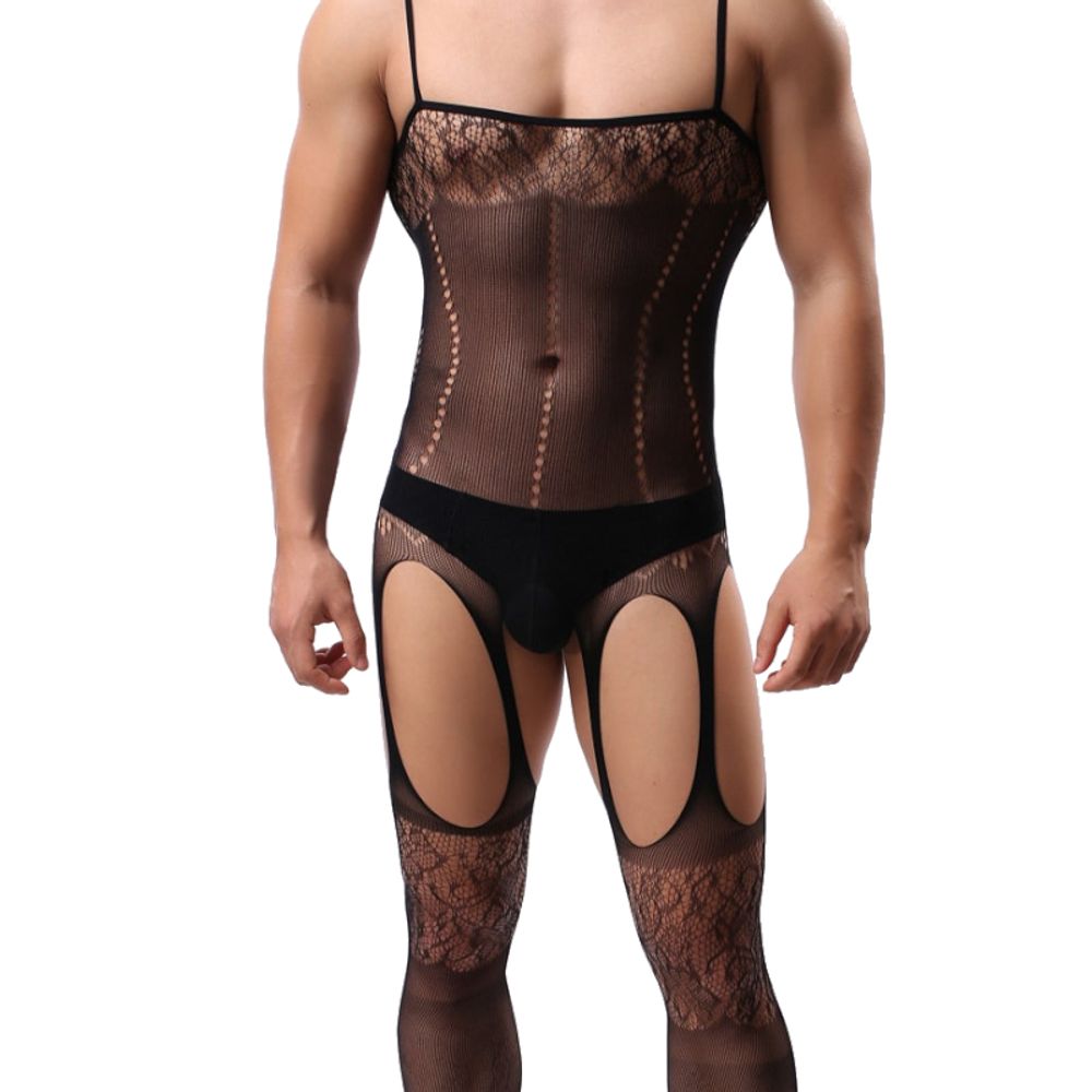 Мужской кэтсьют черный Romeo Rossi RR9114-6