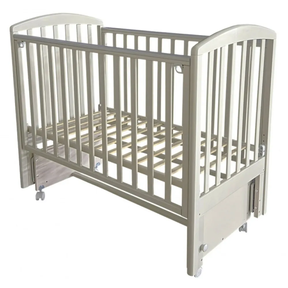 Кровать детская "Amira" 11 а/с, универсальный маятник, колеса (кашемир)