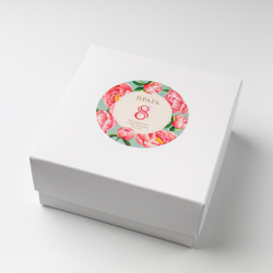 Набор Мадлен фисташковых с малиновым конфи