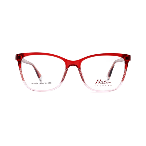 Оправа бабочка Nikitana NI5154 C2 прозрачная красная
