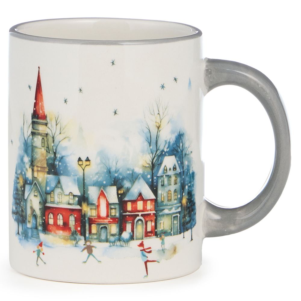 КРУЖКА AGNESS "С НОВЫМ ГОДОМ!" 320 МЛ,11,5*8*9,5 СМ