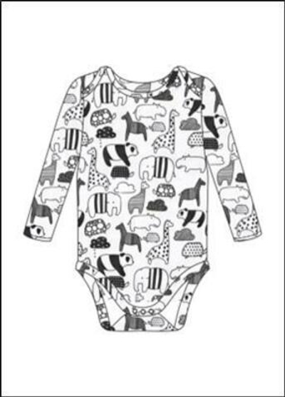 Боди д/новорожд. Б-26/3 р.68 "Лодочка-3" белый (Ивашка)