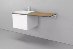 Тумба подвесная VELVEX Klaufs 56.50.2Y белый