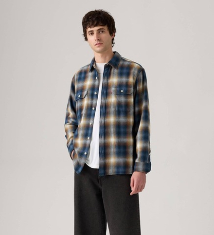 Рубашка мужская LEVI'S JACKSON WORKER WARWICK PLAID VINTAGE IND