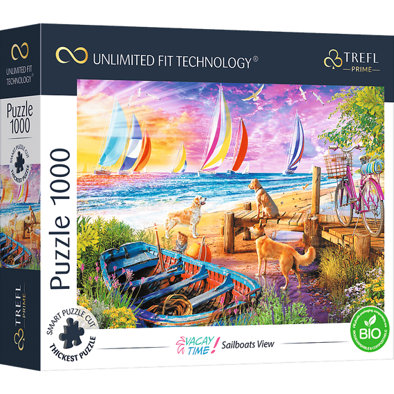 Puzzle &quot;1000 UFT&quot; - Sailboats View_FSC Mix 70%