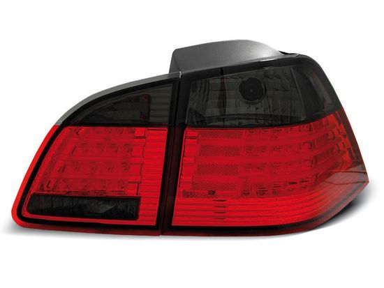 Задние фонари Bmw 5 E61 red smoke led