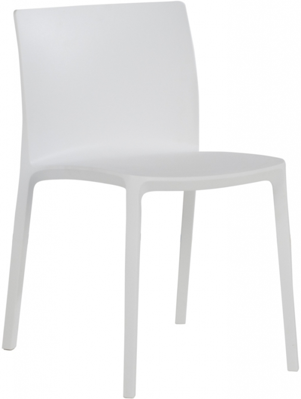 Стул пластиковый Papatya Evo-S, белый