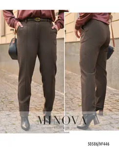 Брюки 446-коричневый Minova