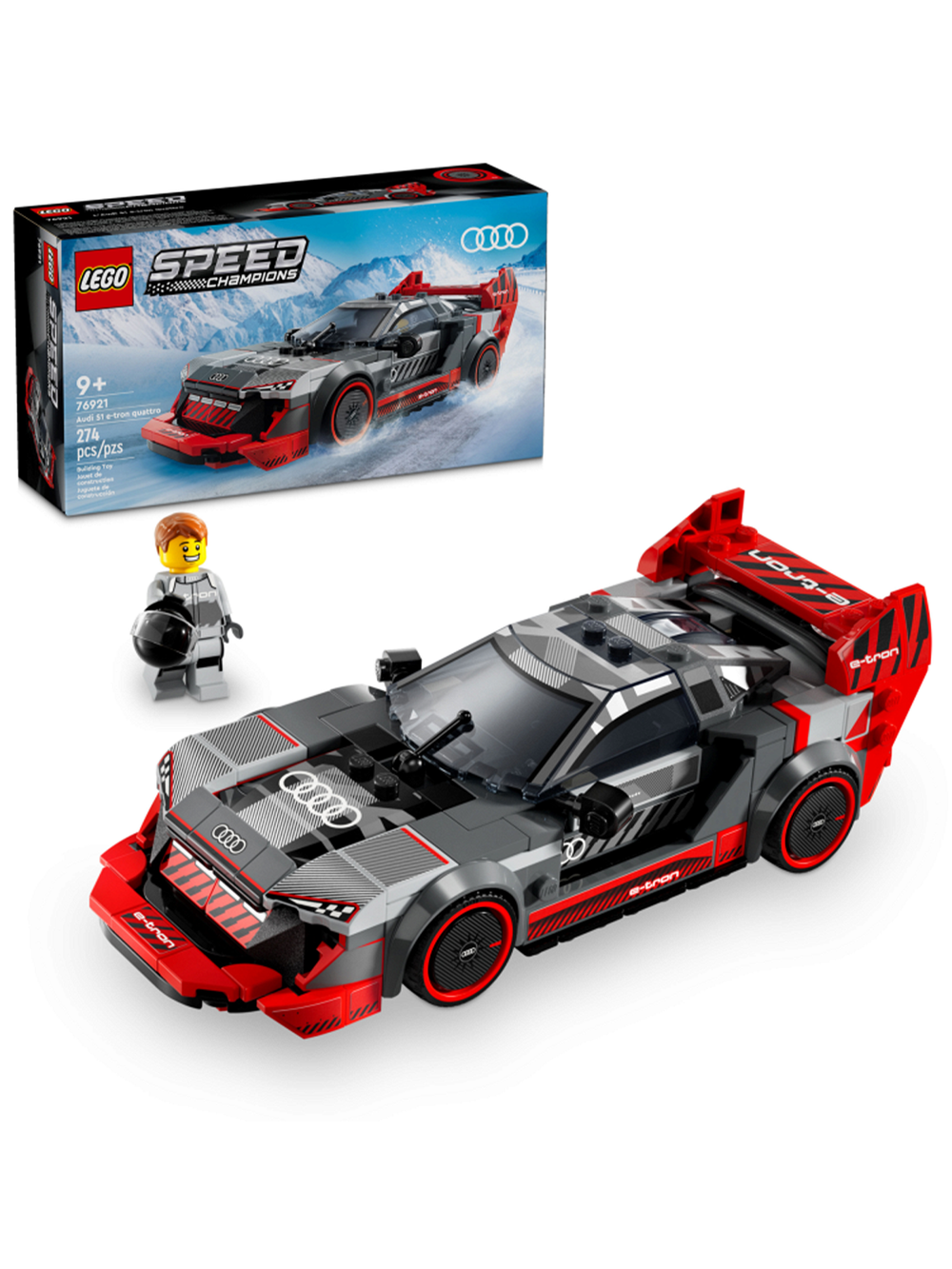 Конструктор LEGO Speed Champions 76921 Гоночный автомобиль Audi S1 e-tron quattro
