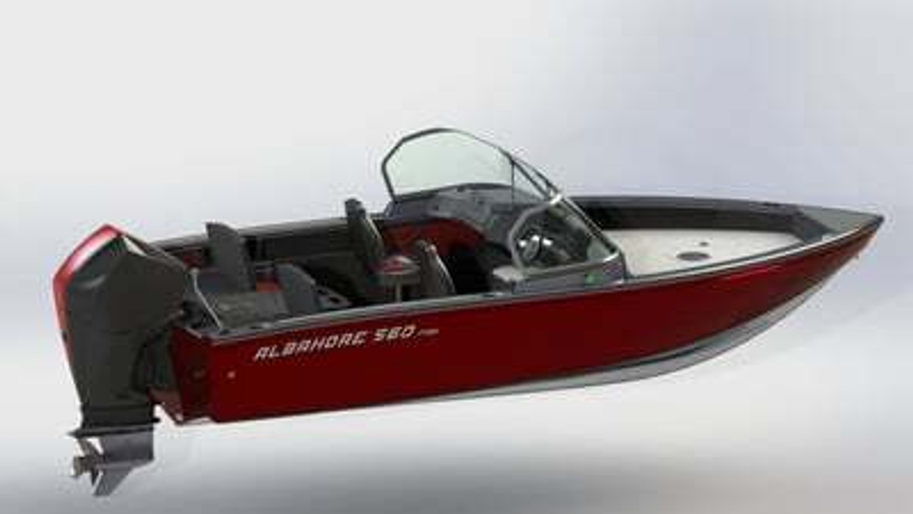 Катер-лодка алюминиевая ALBAKORE 560 Fish