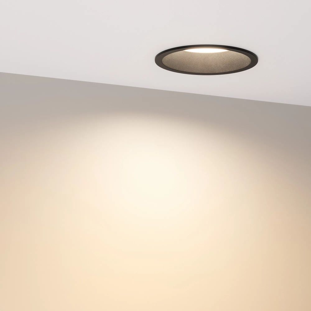 Светильник MS-BREEZE-BUILT-R104-12W Warm3000 (BK, 85 deg, 230V) (Arlight, IP20 Металл, 5 лет) 036621(1)