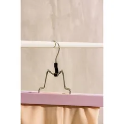 Вешалка деревянная для брюк и юбок SAVANNA «Тэри», 30×16×2 см, цвет сиреневый
