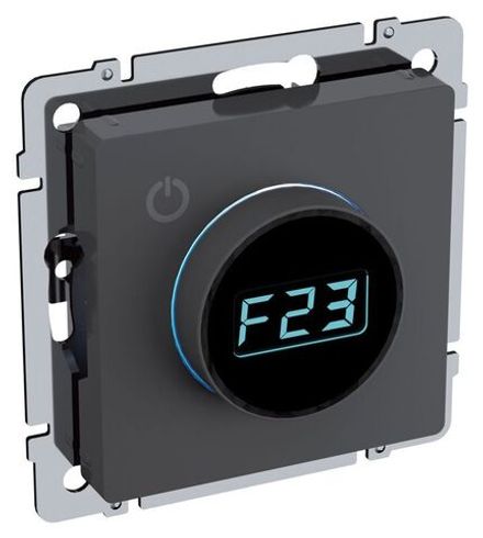 Термостат электронный с индик. BRITE СП IP20 ТС10-1-БрГ механизм графит IEK BR-RT11-K53