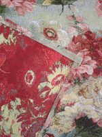 Покрывало гобеленовое Акварельные пионы 2-спальный (180х200)