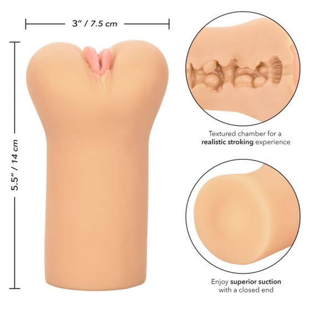 Телесный мастурбатор-вагина The Flight Attendant (Цвет: телесный)