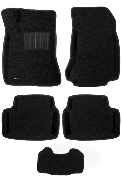 Коврики салона для MERCEDES W177,247,C118,X157 (A,B,CLA,GLA-Class) (2018-) Euromat 3D Lux черные. Арт. EMC3D-003510