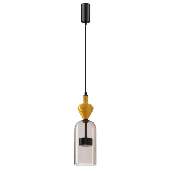 5046/12LB L-VISION ODL24 431 черный/светл.коричневый/металл/стекло/керамика Подвес LED 12W 4000К 1400Лм PALLETA