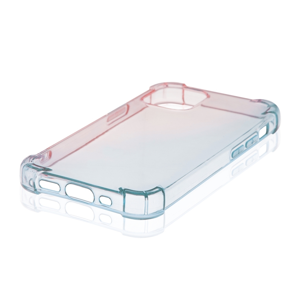 Чехол ROSCO для Apple iPhone 12 mini оптом (арт. IP12MINI-HARD-TPU-PINK-BLUE)