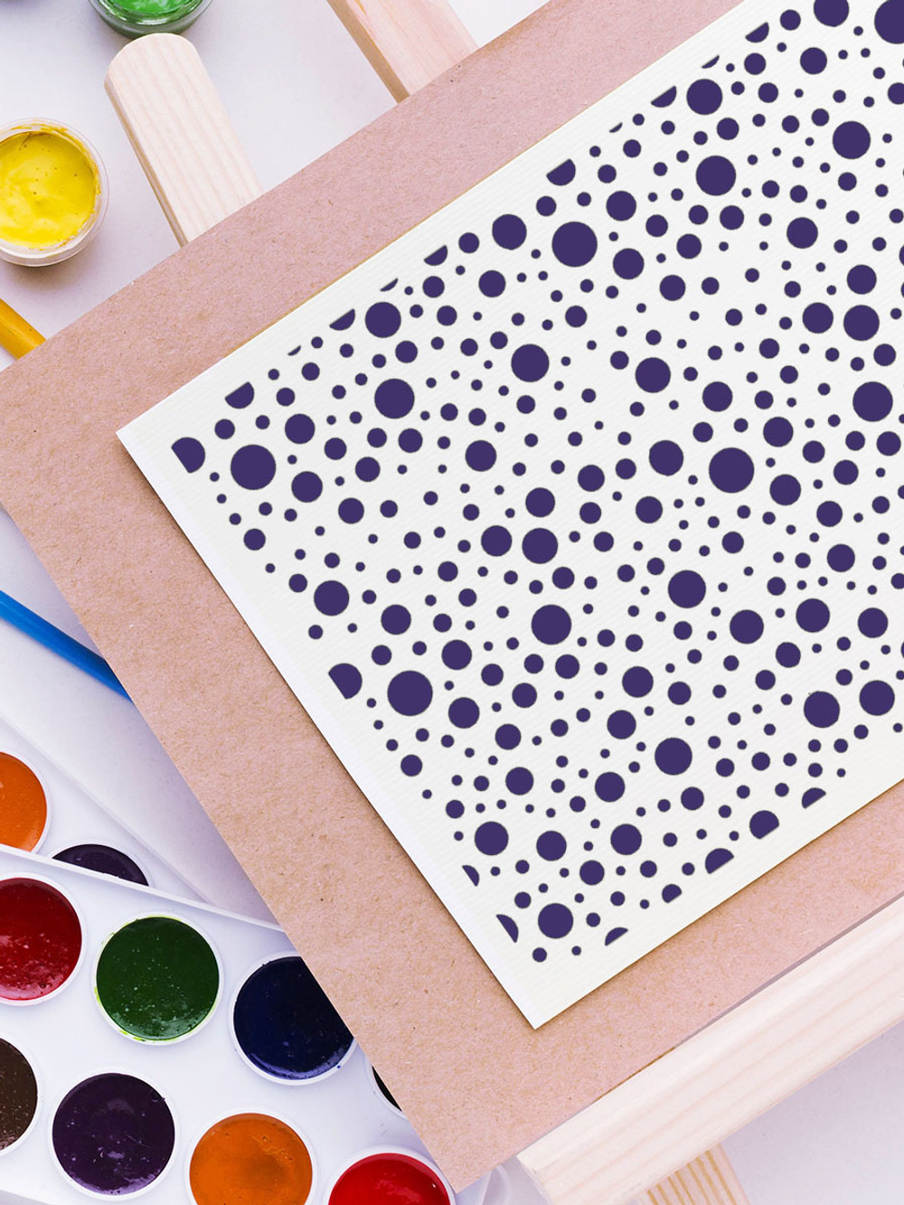 Трафарет для скрапбукинга из пластика многоразовый 071