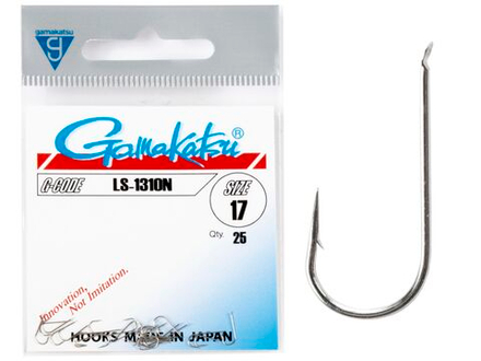 Крючки Gamakatsu LS-1310N HOOKS NICKEL разм. 17 25шт.