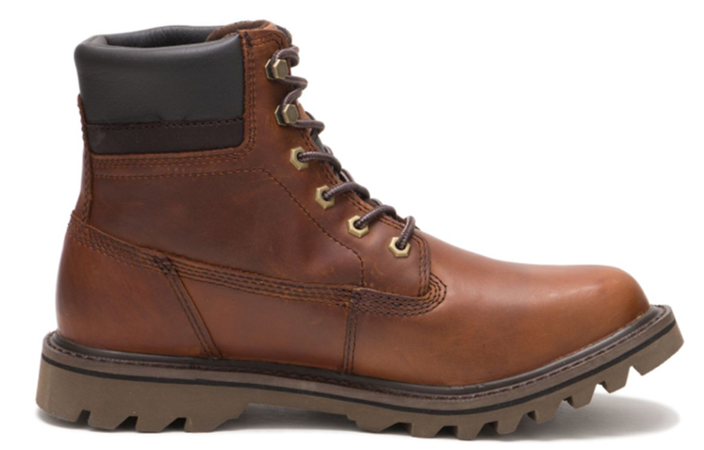 CAT Caterpillar Deplete WP Thermal Abrasion Resistant Slip Resistant Casual Outdoor Boots Men"s Brown