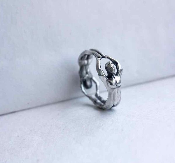 Кольцо Двое R007 - фото 1