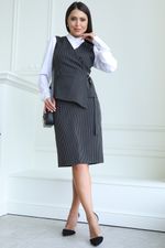 Костюм "Твой образ" (черный полоска) Elza (Акция)