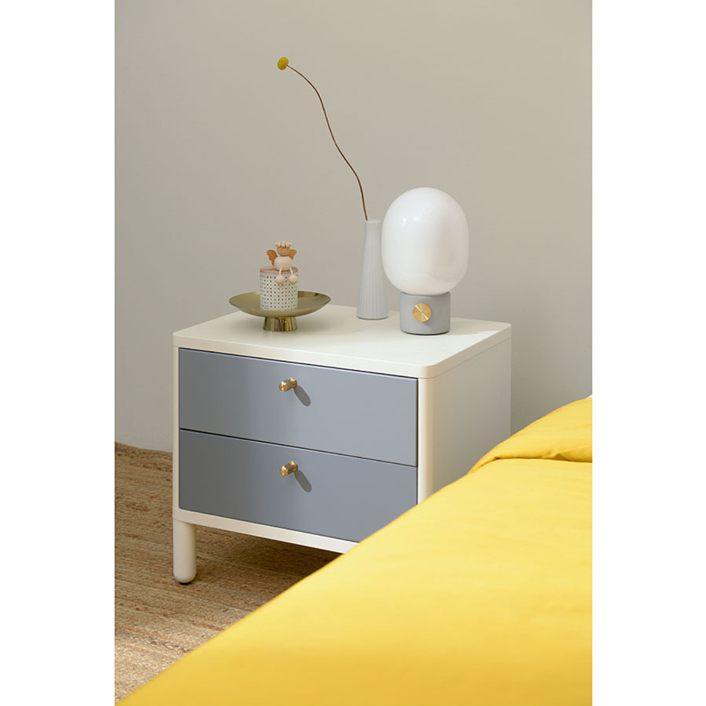 Тумба прикроватная saga, hordur, 55х40х50 см, белая