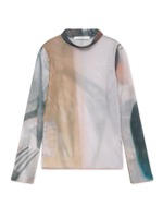 Футболка Дл. Рукав Mesh Hi-neck Long Sleeve (Table)