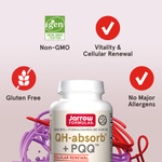 Jarrow Formulas, QH-Absorb + PQQ, 60 капсул