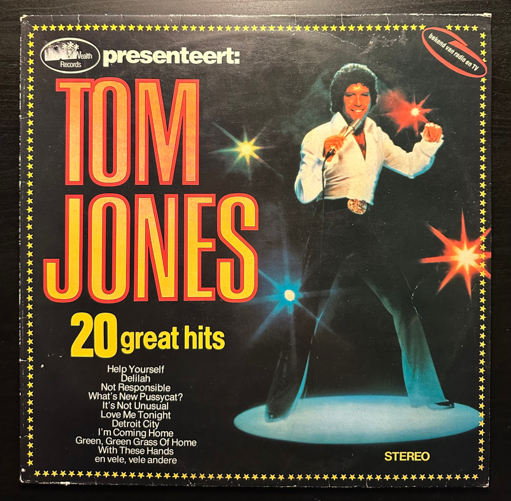 Tom Jones - 20 Great Hits (Голландия 1978г.)