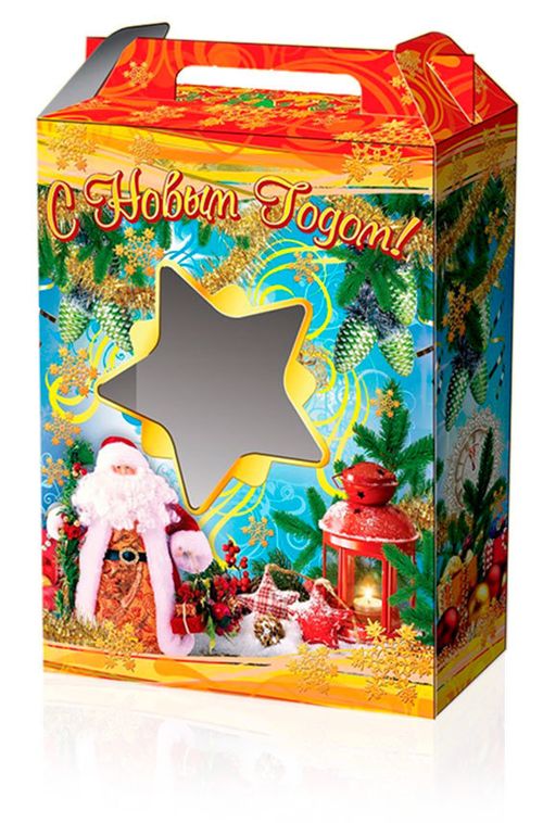 Подарочная новогодняя упаковка для комплекта Простая Наука 2018