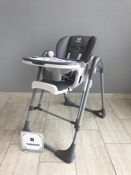 Стульчик для кормления детский Farfello Multa (Графитовый серый MLT-3)