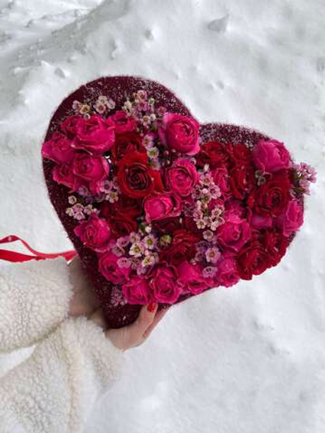 Букет "Нежное сердце"