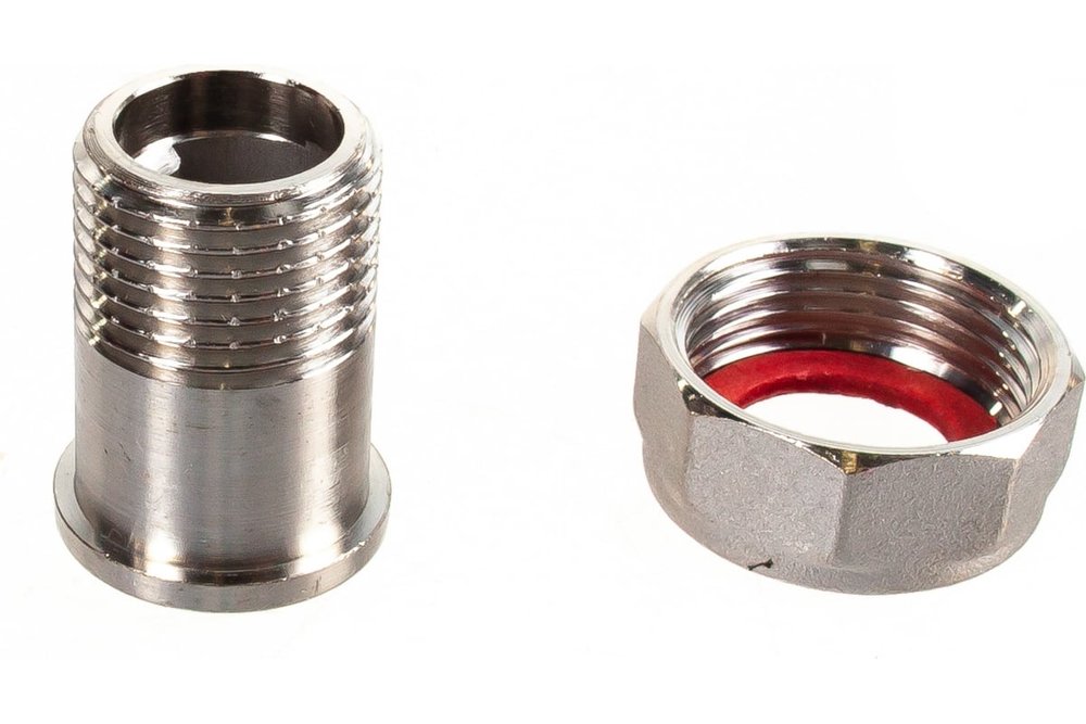 Сгон 1/2"Н с Н.Г. 3/4" и плоск. прокл. VALTEC